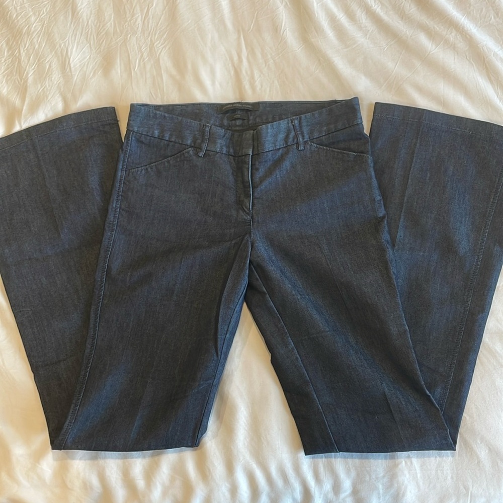 Express Flare Mid-Waist Jeans - Size 2 Long
